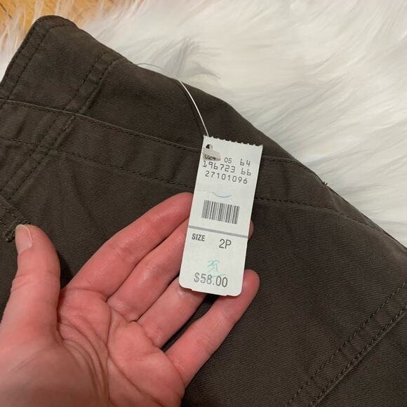 Talbots brown loose fit utility cropped pants - Picture 7 of 7